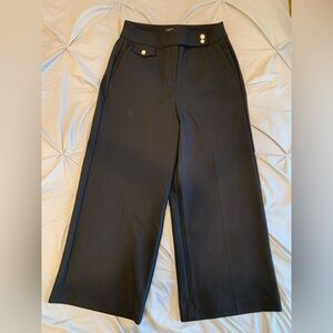 Rachel Zoe Black Wide-Leg Trousers